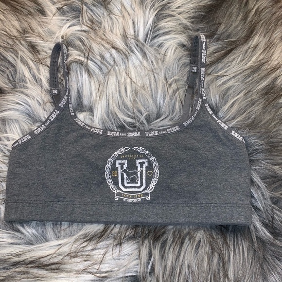 PINK Victoria's Secret Other - Team Pink Victoria Secret Grey Sports Bra